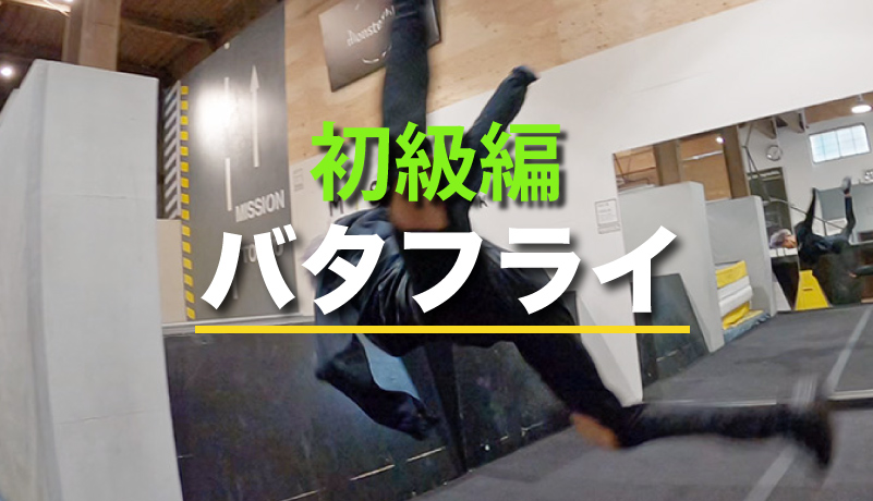 バタフライ 講座 Mission Parkour Academy